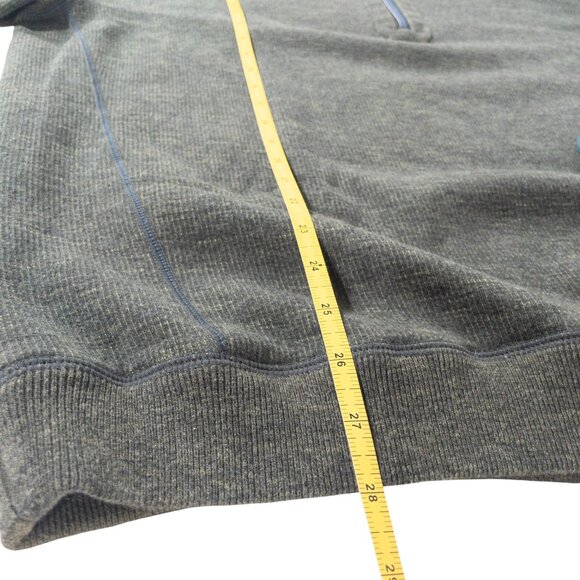 Tommy Bahama Green Reversible Quarter Zip Sweater SZ XL Cotton Blend Warm - Picture 10 of 12